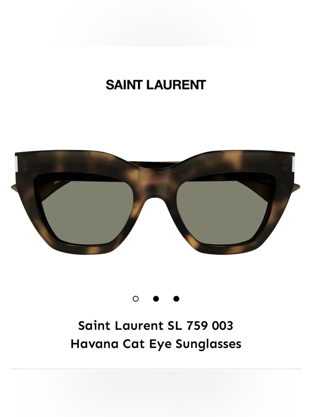 St Laurent women Sunglasses - tortoise brown Classic Polarized Lenses
